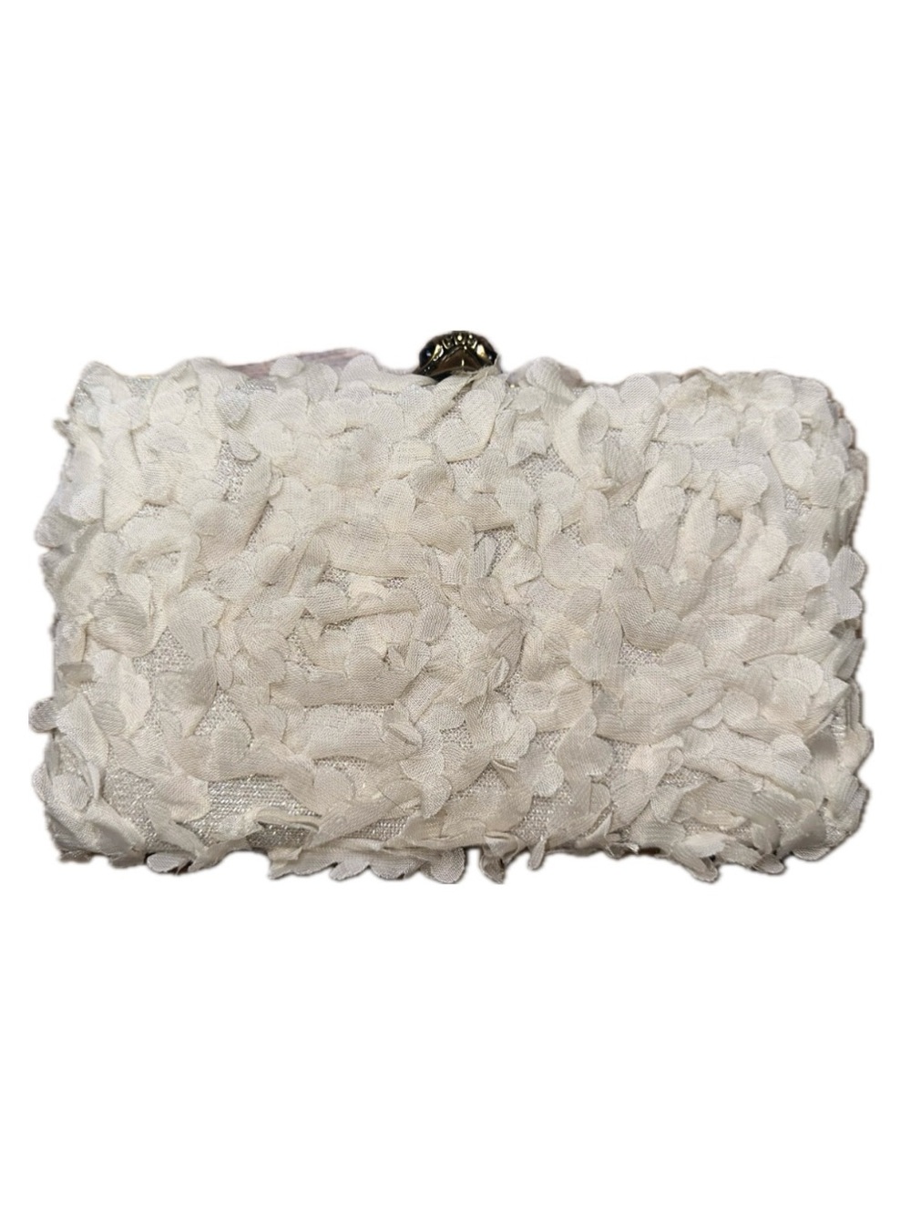 Kurt Geiger London Crystal Floral Appliqué Kensington Clutch - Picture 5 of 6